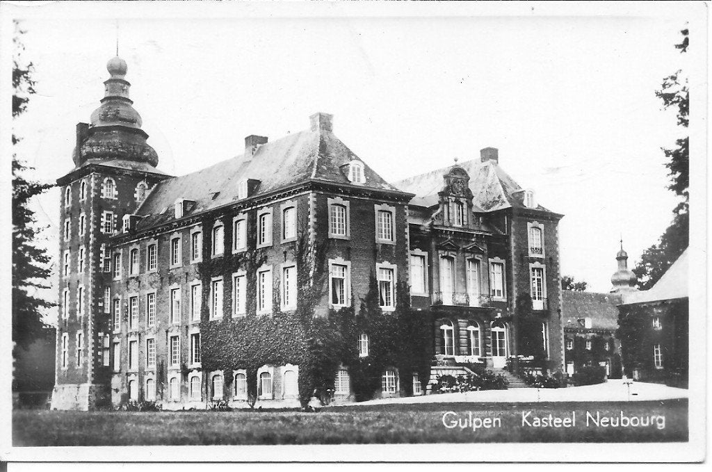 Gulpen Kasteel Neubourg, Ophalen of Verzenden, 1940 tot 1960, Gelopen, Limburg