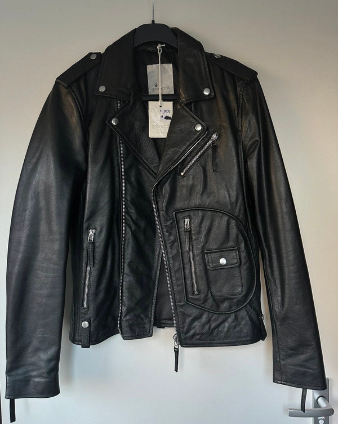 Goosecraft zwart jack koe leer maat S nieuw, Ophalen, Nieuw, Maat 36 (S), Zwart