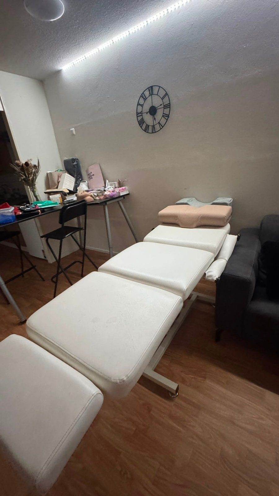 Beauty stoel + wimper spullen, Ophalen of Verzenden, Nieuw, Zwart