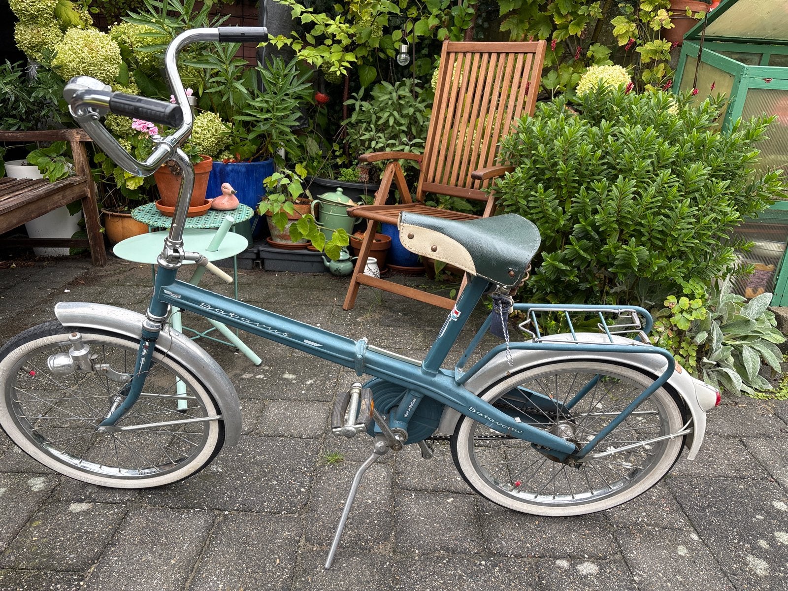 Vintage Batavus vouwfiets - Klassieke opvouwbare fiets, Fietsen en Brommers, Fietsen | Vouwfietsen, Ophalen, 20 inch of meer, Gebruikt