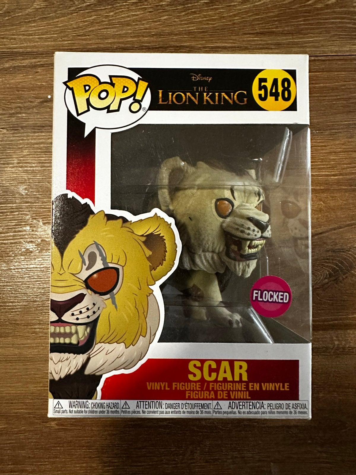Funko Pop! Disney The Lion King Scar #548 Flocked, Ophalen of Verzenden, Nieuw