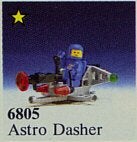 Lego Space Classic Space 6805 Astro Dasher, Lego, Ophalen of Verzenden, Space, Complete set