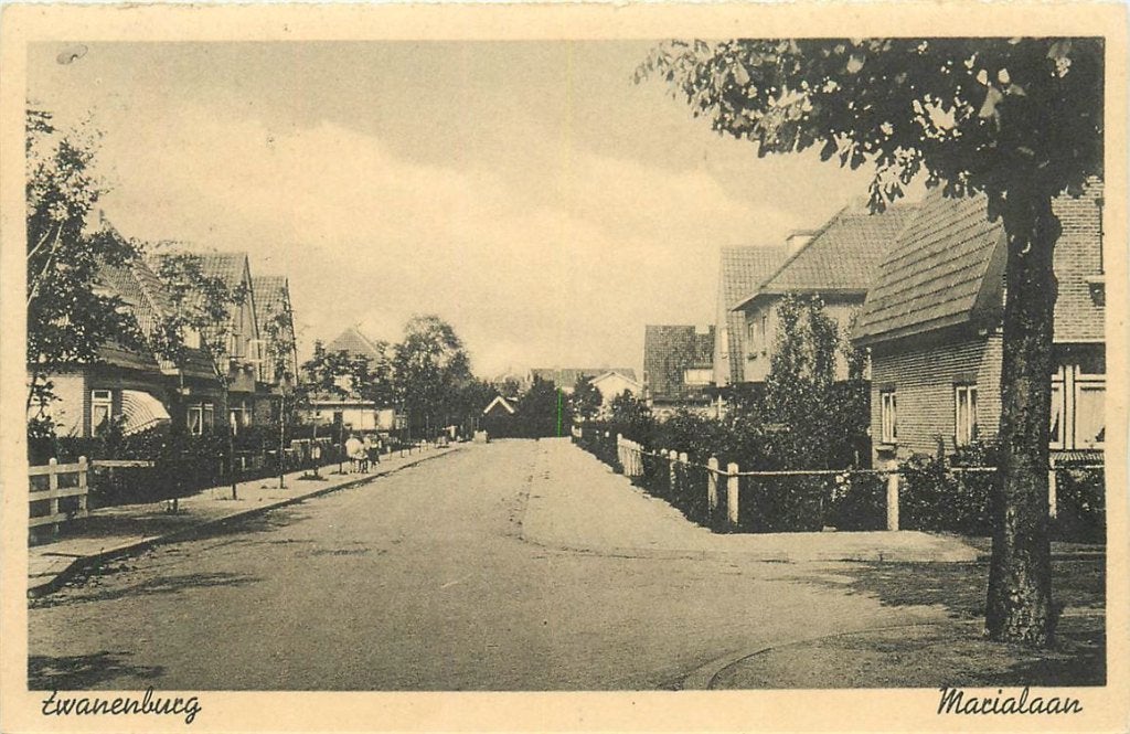 378-317-019 Zwanenburg Marialaan, Verzamelen, Ansichtkaarten | Nederland, Verzenden, Voor 1920, Noord-Holland