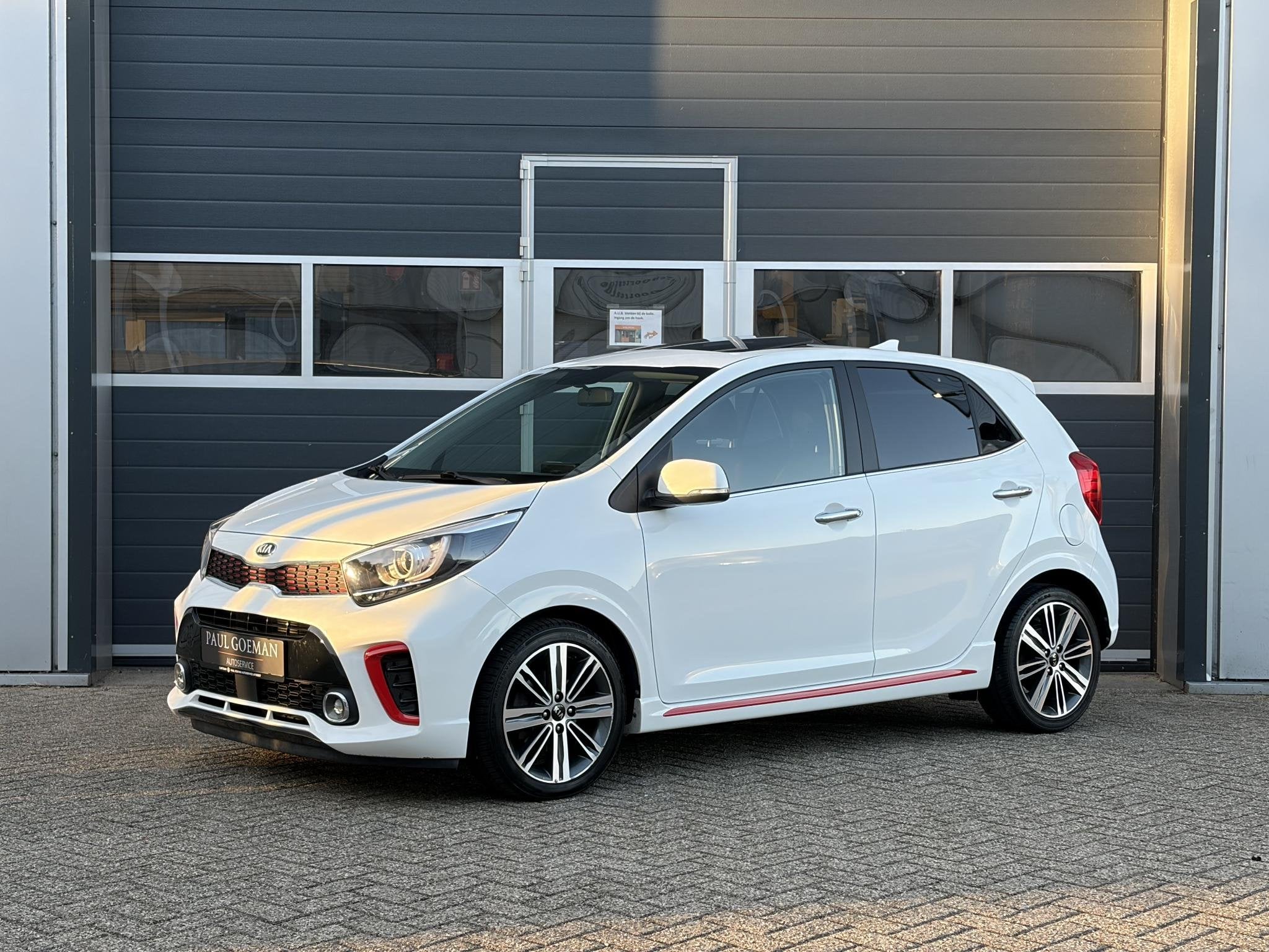 Kia Picanto 1.2 CVVT GT Line | Pano | Camera | Sensoren | Cl, Auto's, Stof, Gebruikt, Euro 6, 4 cilinders