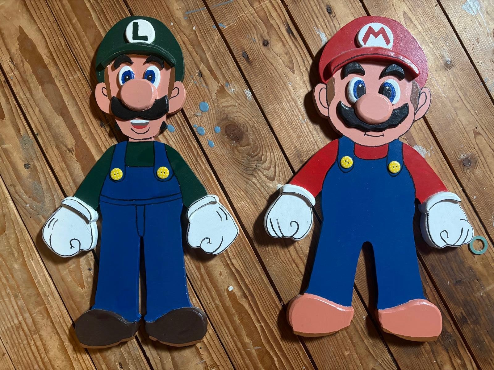 Houten mario en luigi, 33 - 40 uur, Overige vormen
