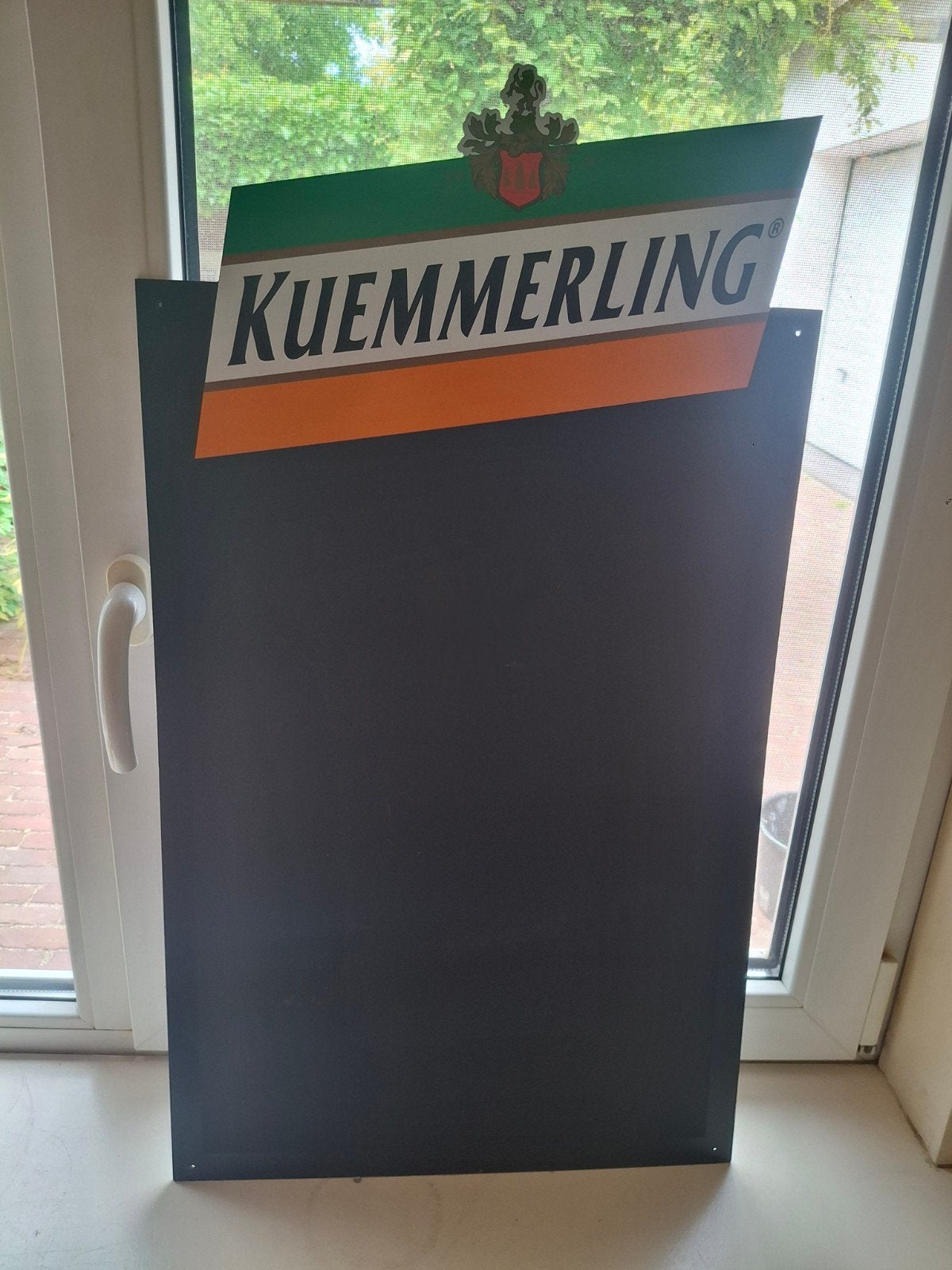 Kuemmerling krijtbord reclamebord, Ophalen of Verzenden, Zo goed als nieuw, Reclamebord
