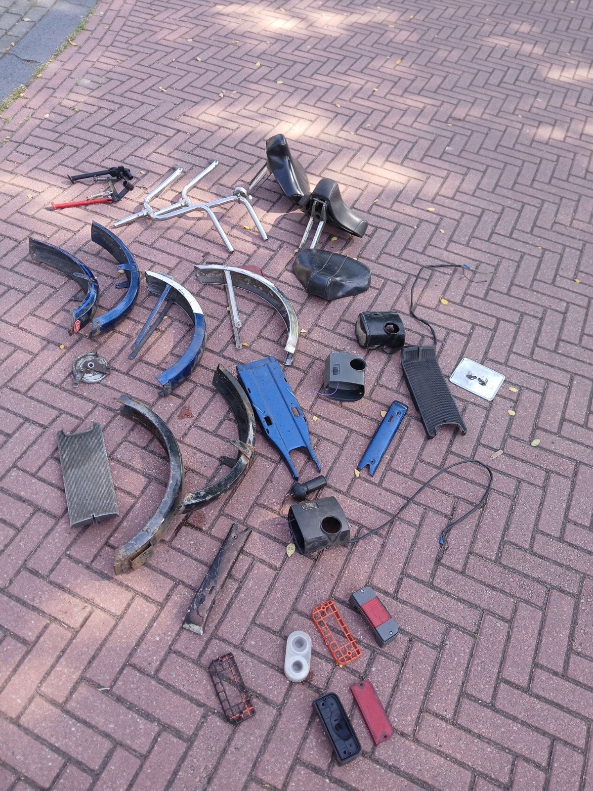partij piaggio vespa ciao onderdelen, Ophalen of Verzenden, Gebruikt, Koplamp, Vespa