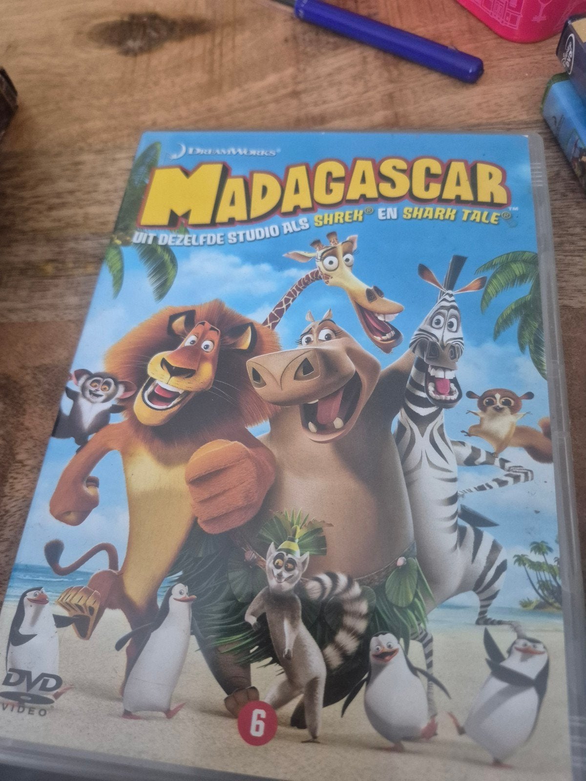 Madagascar DVD - Dreamworks Animatie Film, Bonusmateriaal, Animatie, Nederlands, Ophalen of Verzenden