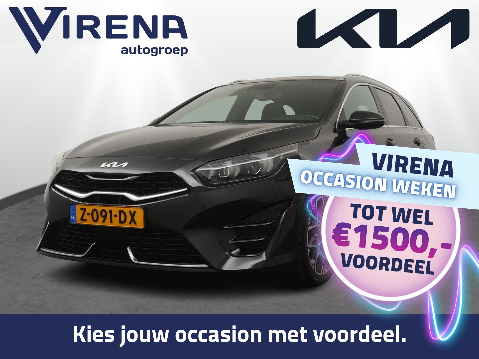 Kia Ceed Sportswagon 1.5 T-GDi GT-Line AUTOMAAT Stoel-/Stuur, Auto's, Adaptive Cruise Control, Gebruikt, 4 cilinders, 160 pk