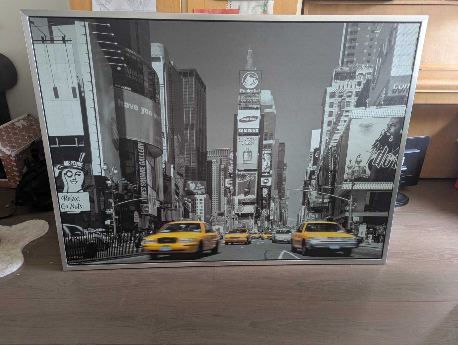 New York City Taxi's Times Square Canvas (IKEA, Alleby), Ophalen, 100 tot 125 cm, 75 – 100, Print