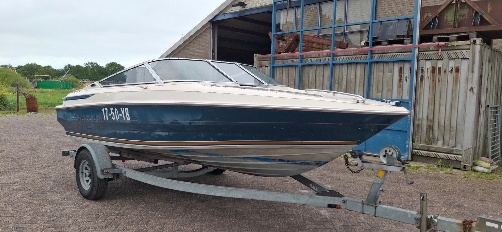 Maxum 1800 br 4 cylinder mercruiser motor bowrider open punt, Watersport en Boten, Speedboten, Ophalen, Overige merken, Gebruikt