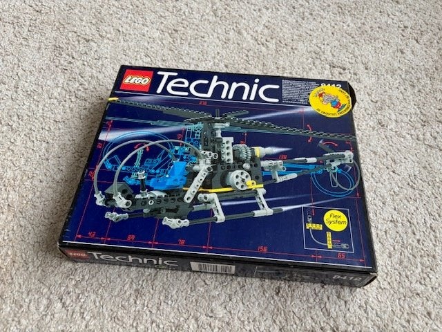 Technic Lego set 8412 Nighthawk Helicopter, Compleet, Gebruikt, Lego, Ophalen of Verzenden