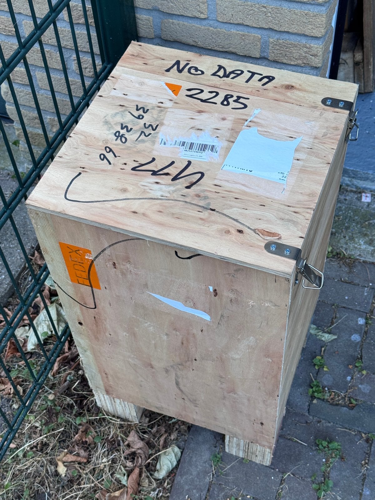 Transportkist hout, Ophalen, Zo goed als nieuw