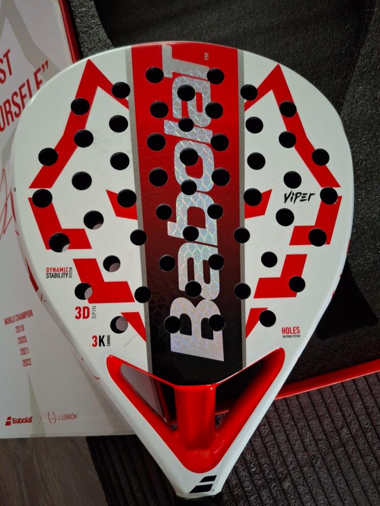 Babolat Technical Viper Lebron 25 als nieuw!!, Sport en Fitness, Padel, Ophalen, Zo goed als nieuw