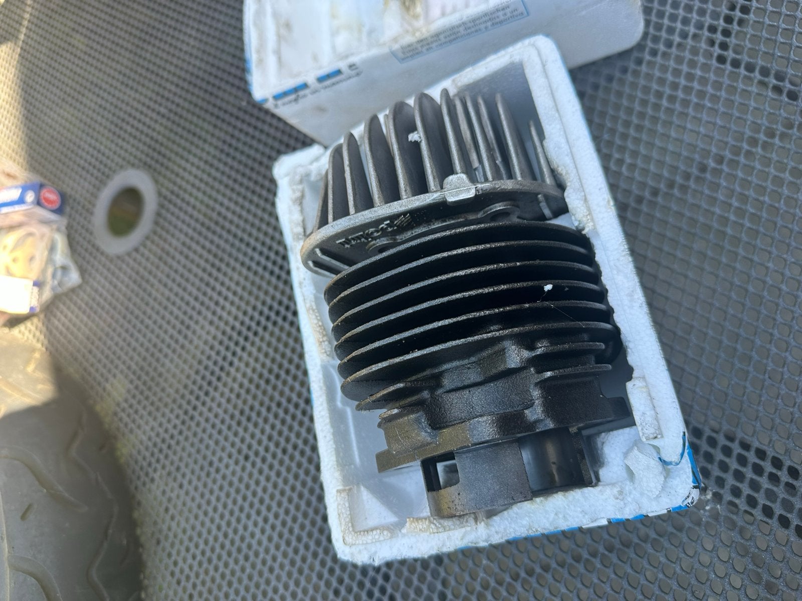 Polini 102cc cilinder behuizing (zonder cilinder), Ophalen of Verzenden, Gebruikt, Cilinder