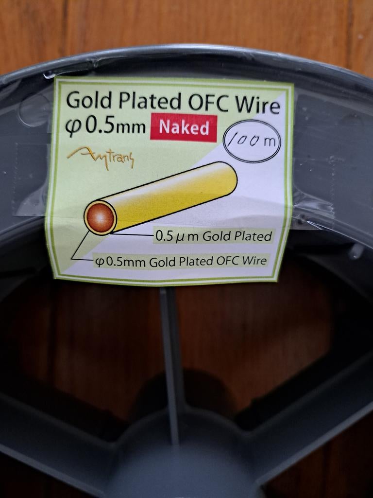 Gold Plated draad (audio / hifi kwaliteit), Ophalen of Verzenden, Nieuw, 10 meter of meer, Luidsprekerkabel