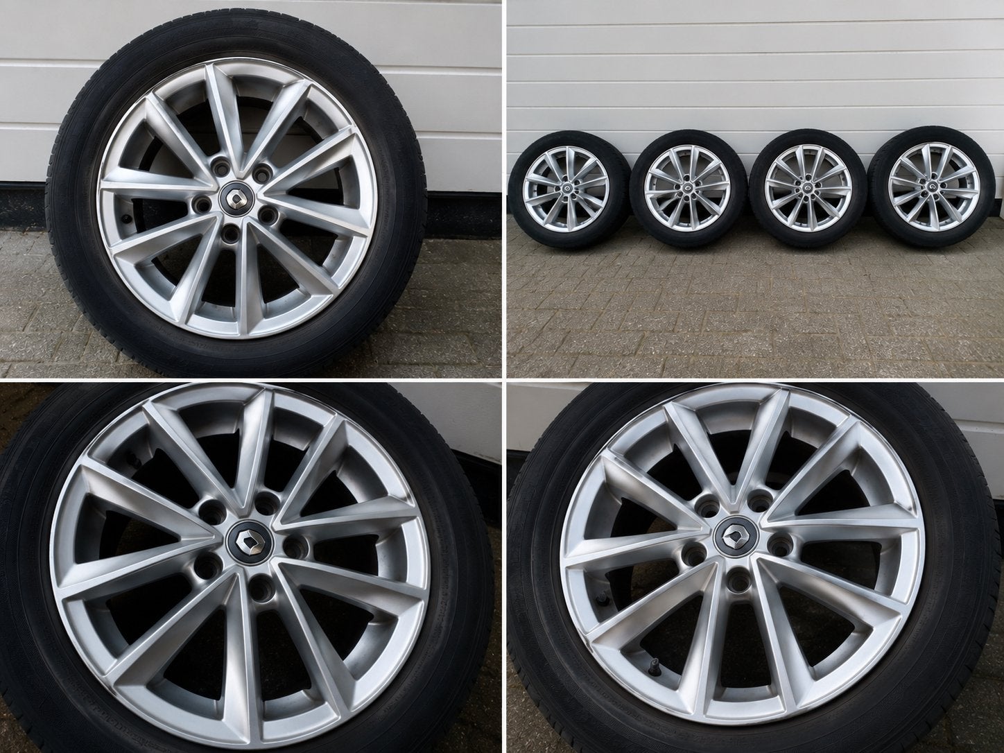 Renault Mégane IV 16 inch lichtmetalen velgen met banden, Gebruikt, 16 inch, Banden en Velgen, Personenwagen