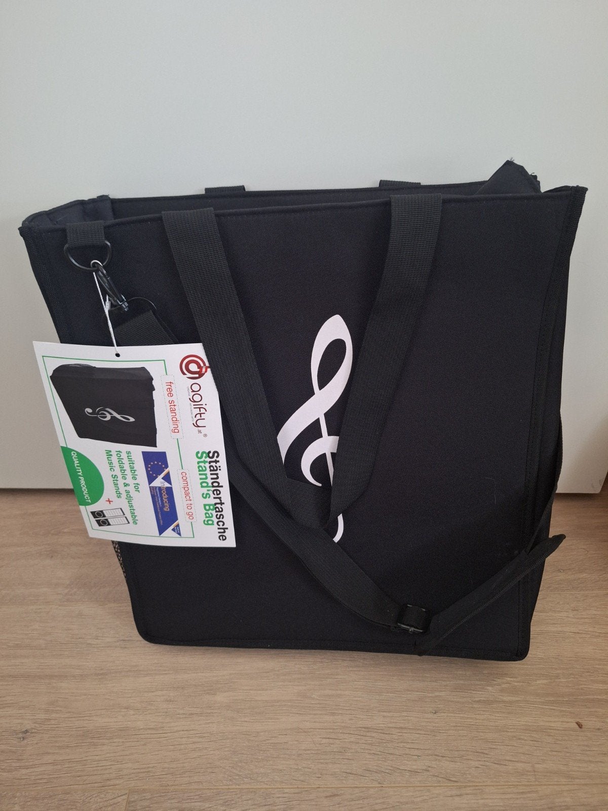 Grote en stevige muziektas voor bladmuziek en standaard, Ophalen of Verzenden, Zo goed als nieuw