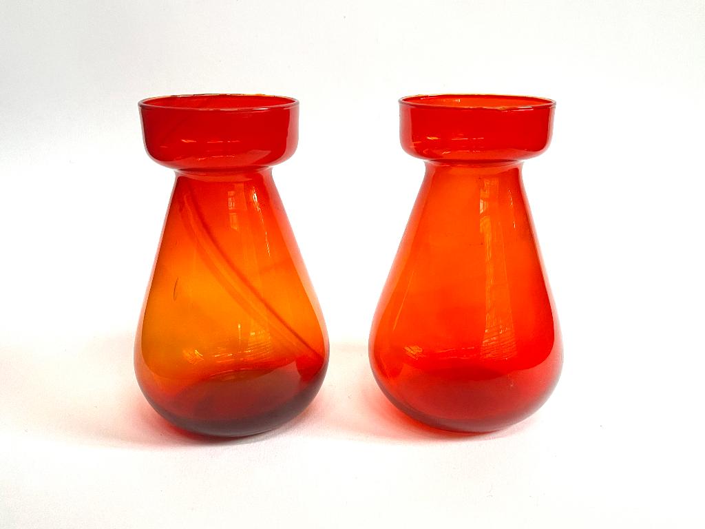 2x Antieke Hyacint Vaas Bollenvaas Antique Hyacinth Vase, Antiek en Kunst, Antiek | Glas en Kristal, Ophalen of Verzenden