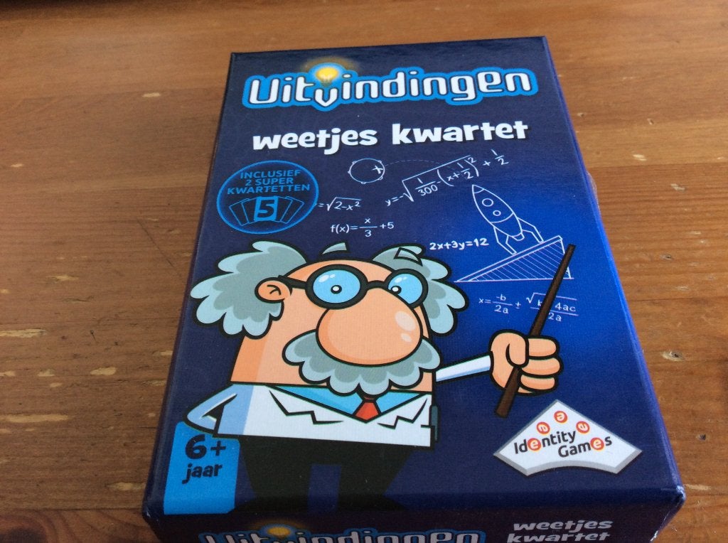Uitvindingen weetjes kwartet. Nieuw, Verzamelen, Speelkaarten, Jokers en Kwartetten, Ophalen of Verzenden, Nieuw, Kwartet(ten)