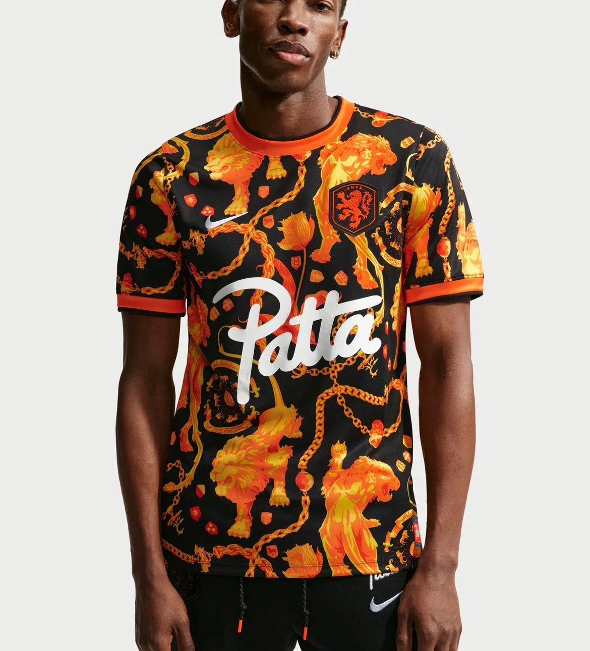 Patta x Nike KNVB Pre-Match Jersey M, Ophalen of Verzenden, Nieuw, Oranje, Voetbal