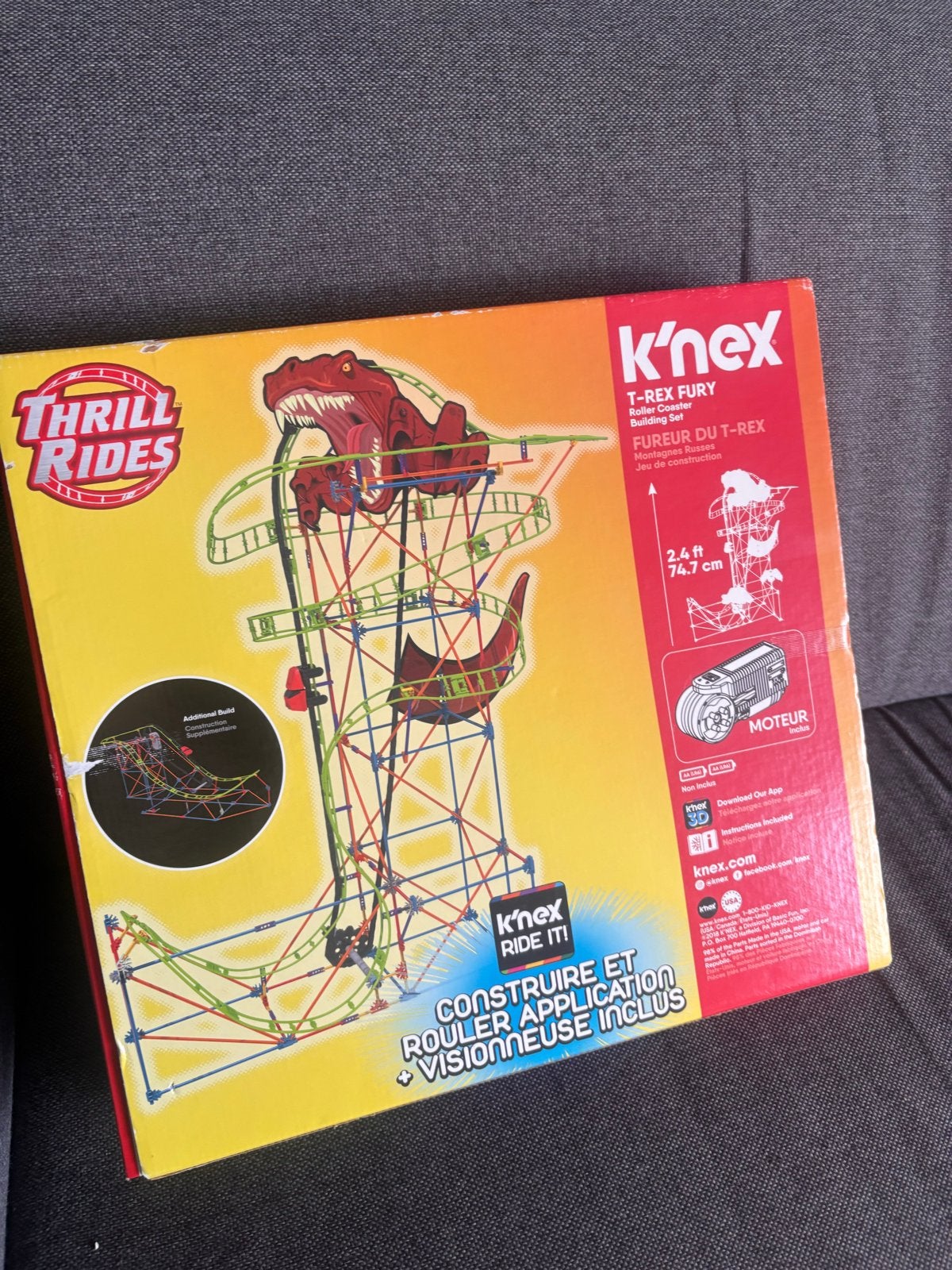 K'nex T-Rex Fury Roller Coaster Bouwset nieuw, Ophalen, Nieuw, K'nex