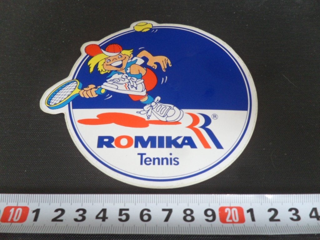 sticker ROMIKA   Tennis, Ophalen of Verzenden, Zo goed als nieuw