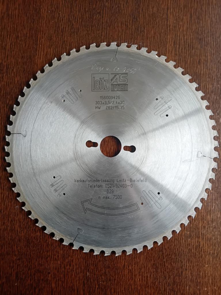 2 zaagbladen Leitz rond 30 cm cirkelzaagmachine, Doe-het-zelf en Verbouw, Ophalen of Verzenden, 1200 watt of meer, Cirkelzaag