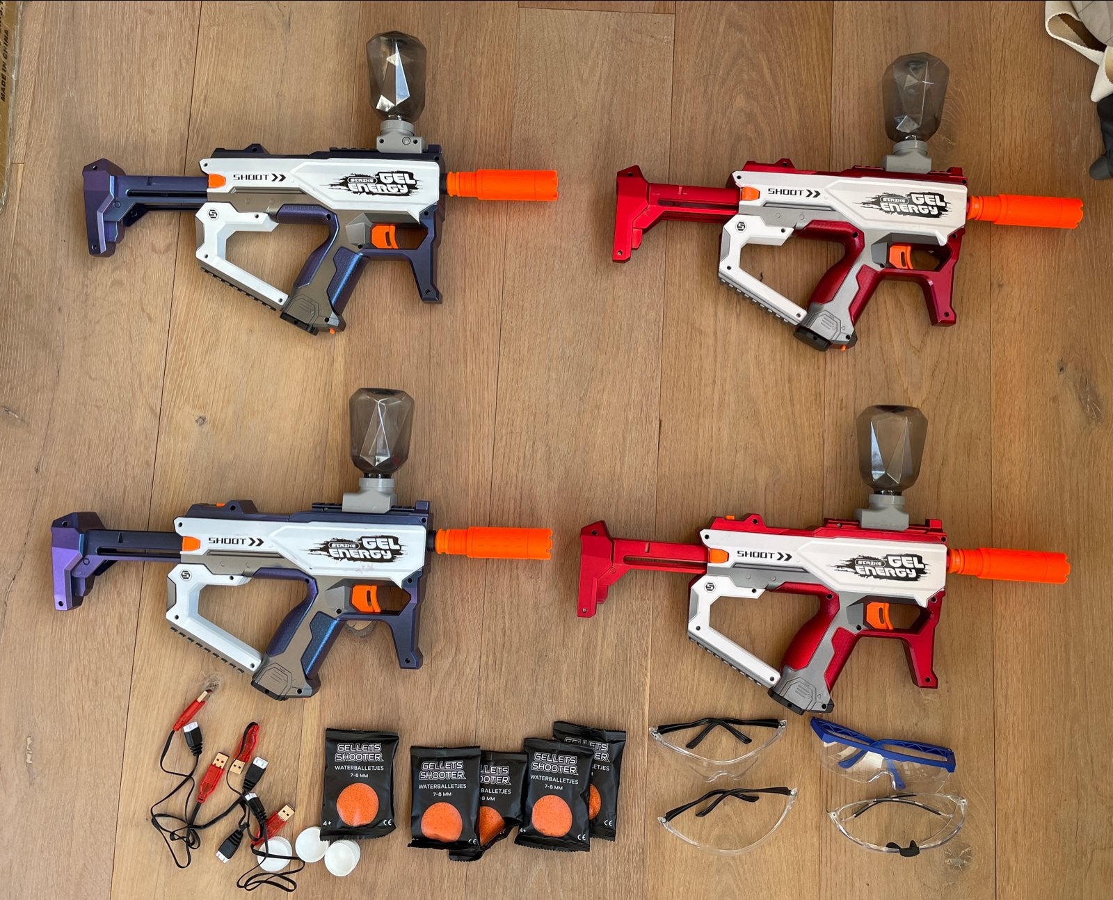 4x Gel Blaster xs-892 -zo goed als Nieuw in Doos, Ophalen of Verzenden, Zo goed als nieuw