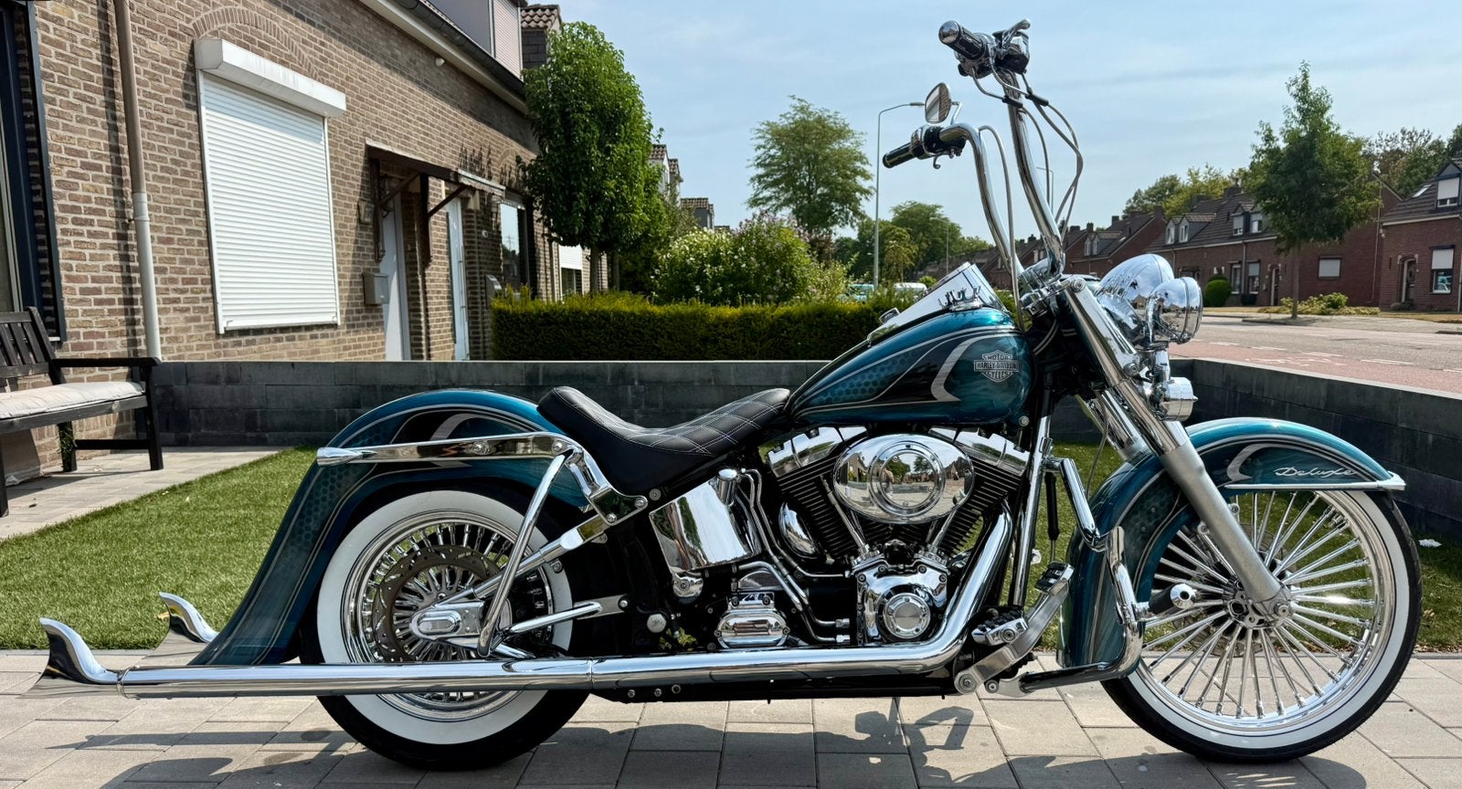 Harley Davidson Heritage Softail - Mexican / Chicano style, Motoren, Particulier, Chopper