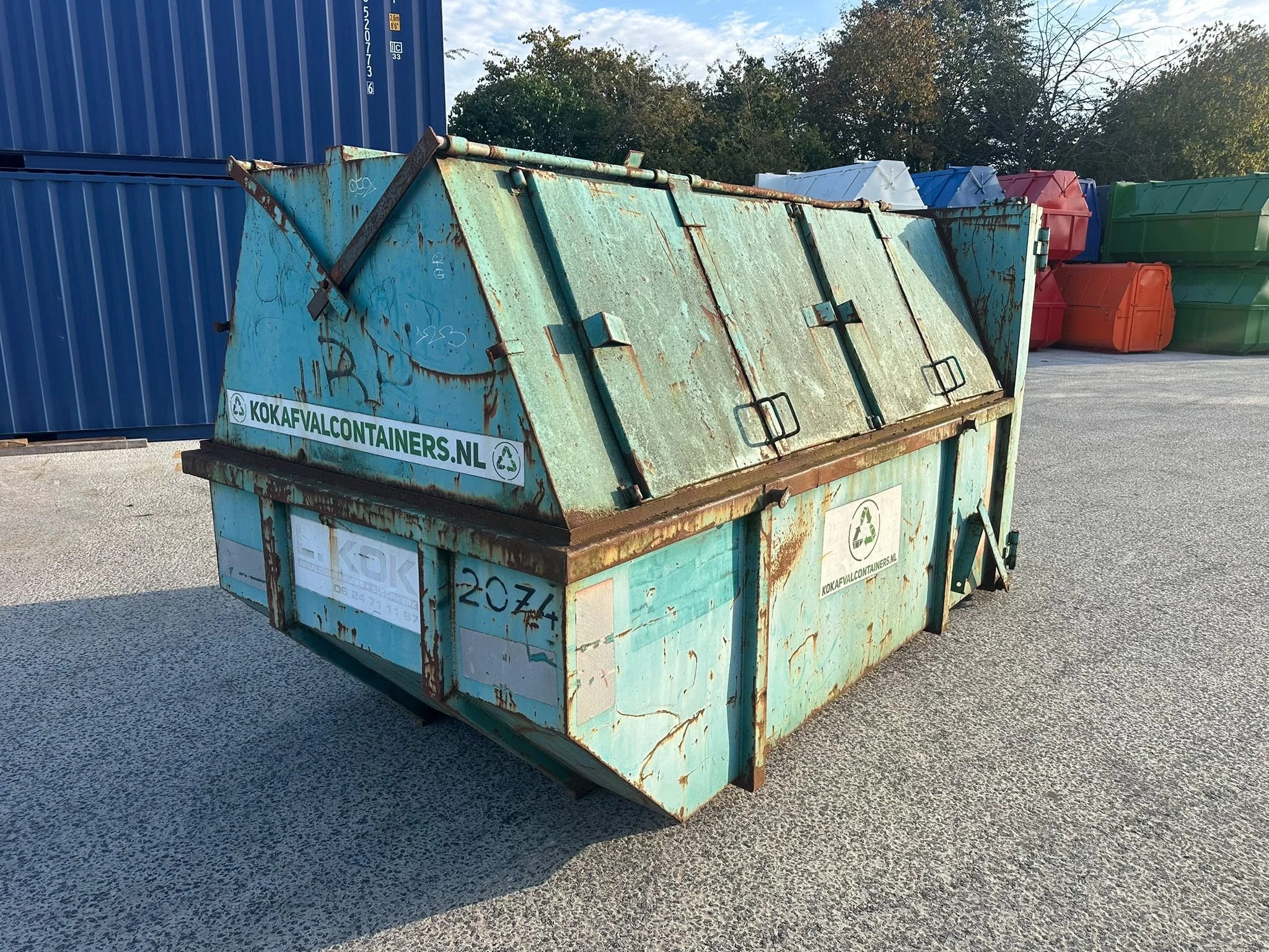 ALL-IN Containers Gebruikte 9m3 portaal arm container