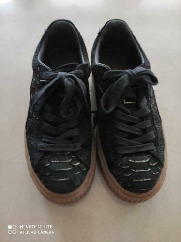 Zwarte Puma sneakers met glitters Maat 38 Merk Puma, Puma, Zwart, Ophalen of Verzenden, Sneakers of Gympen