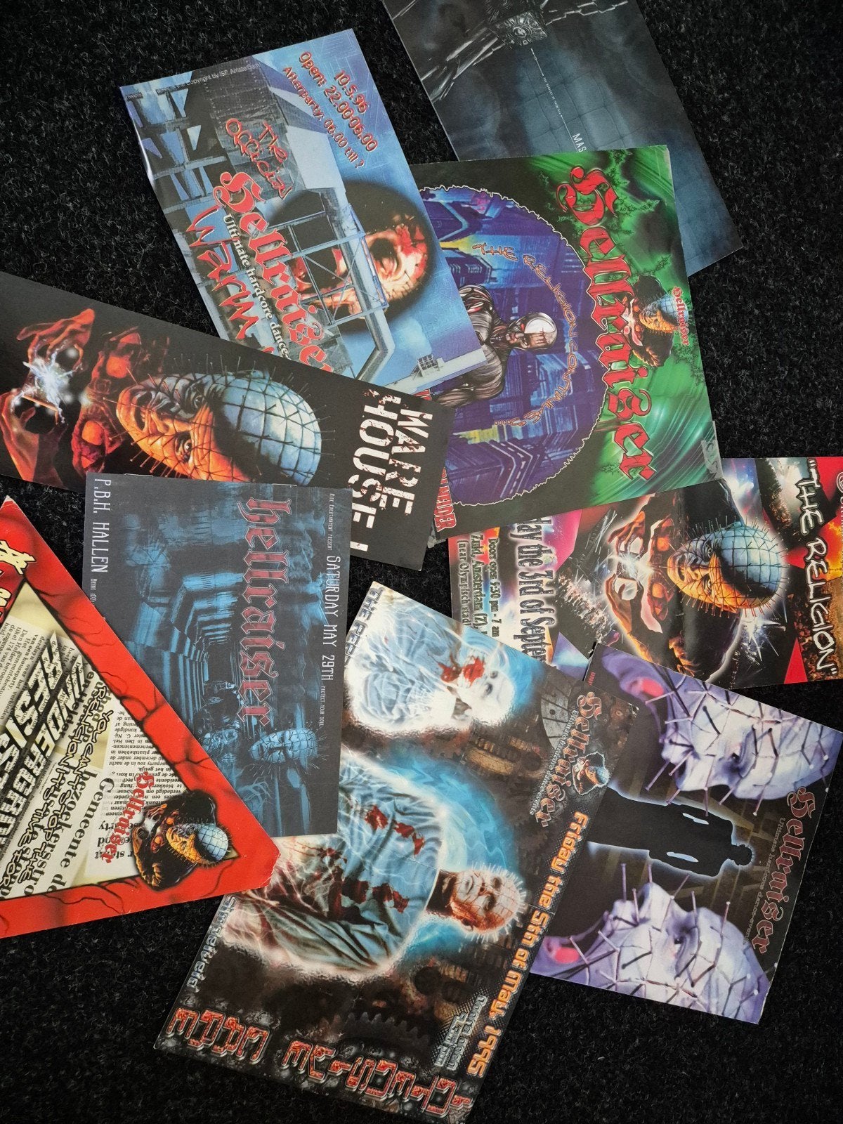 setje Hellraiser flyers, Ophalen of Verzenden, A4 of kleiner, Film en Tv