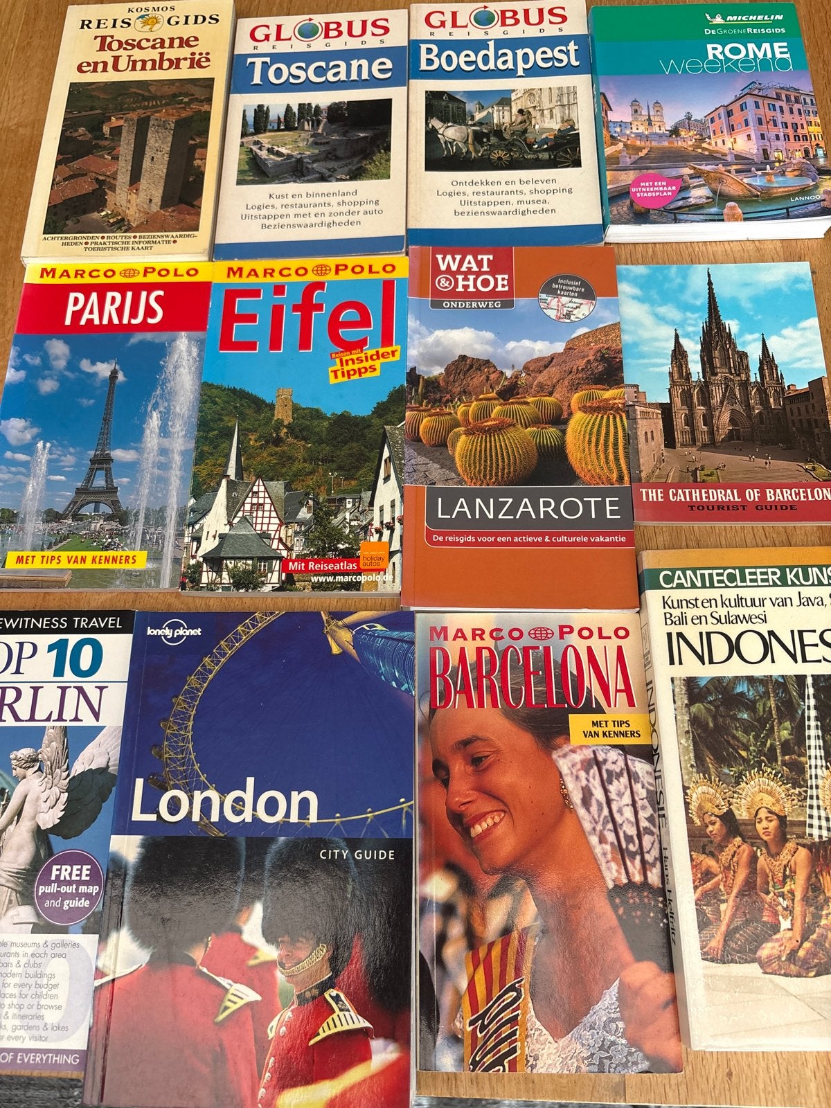 Reisgidsen collectie: Toscane, Parijs, Barcelona, Rome, etc., Gelezen, Lonely Planet, Europa, Ophalen of Verzenden
