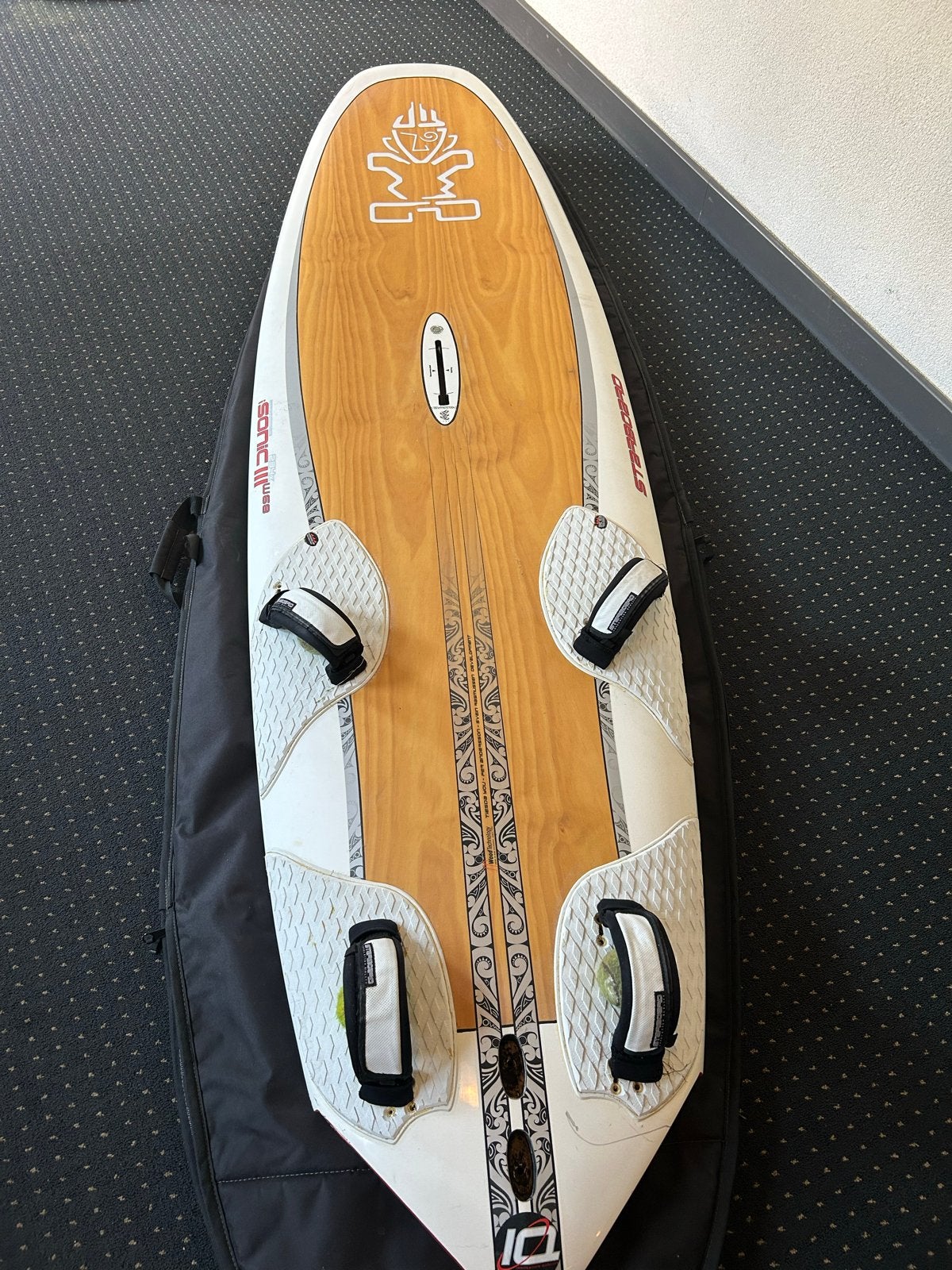 Complete Windsurf Set: o.a. Starboard iSonic 111 L, Ophalen, Gebruikt, Minder dan 250 cm, 6.5 m² tot 8 m²