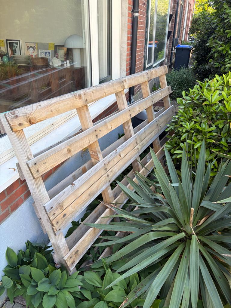 Houten Pallet, GRATIS ophalen!, Ophalen, Gebruikt, 50 mm of meer, Pallet