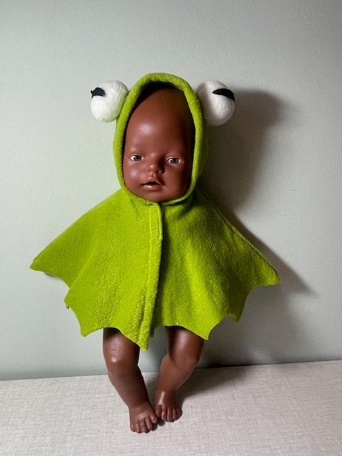 Babypop met Kermit de Kikker kostuum, Verzenden, Nieuw, Babypop