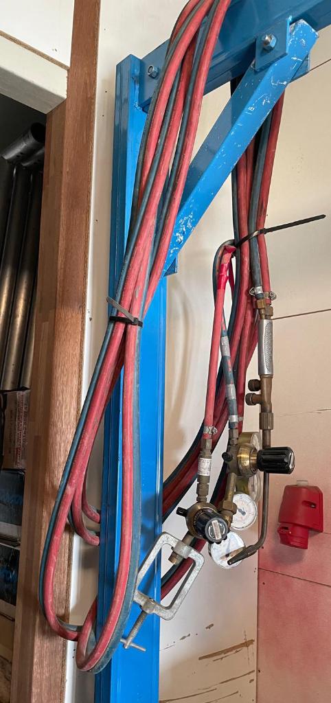 Snijbrander set met nieuwe flessen en vulling, Doe-het-zelf en Verbouw, Gereedschap | Lasapparaten, Ophalen, Zo goed als nieuw