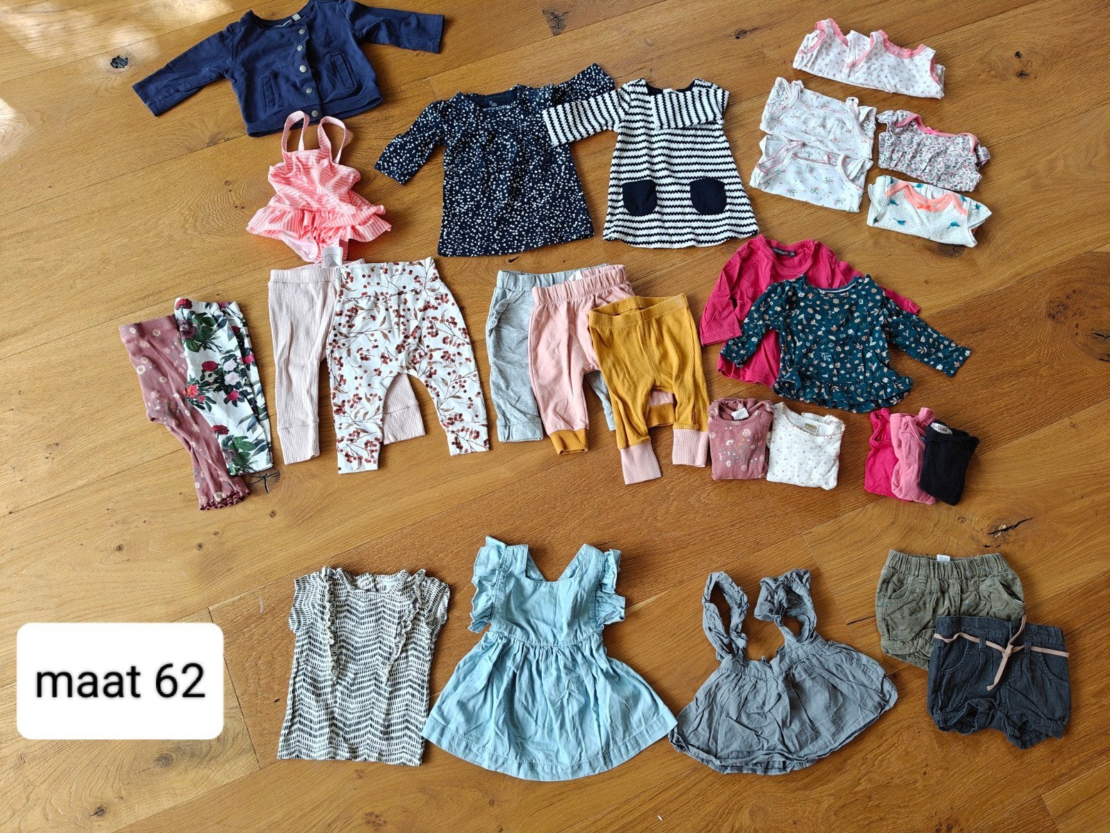 Kledingpakketten 62, 68, 74, 80, 86, 92, 98, 104, 110,116,, Ophalen of Verzenden, Maat 62