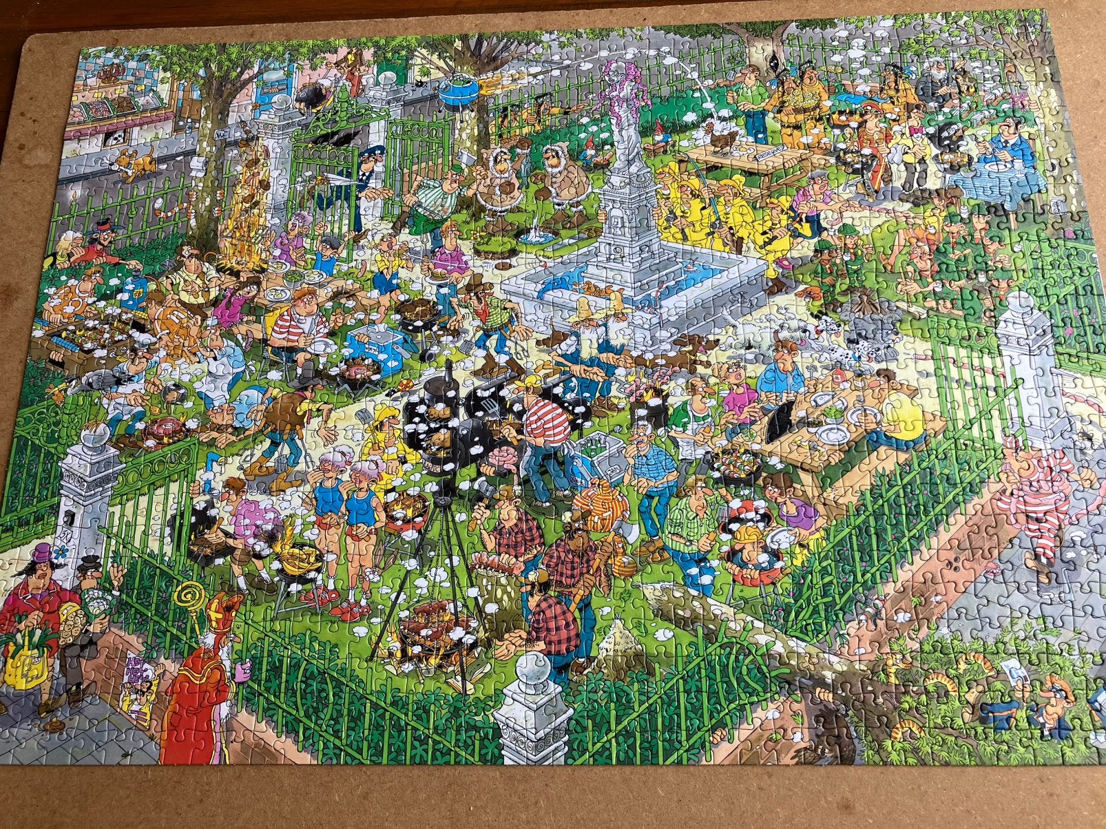 Leuke zomerpuzzel jan van haasteren, Ophalen, 500 t/m 1500 stukjes, Zo goed als nieuw