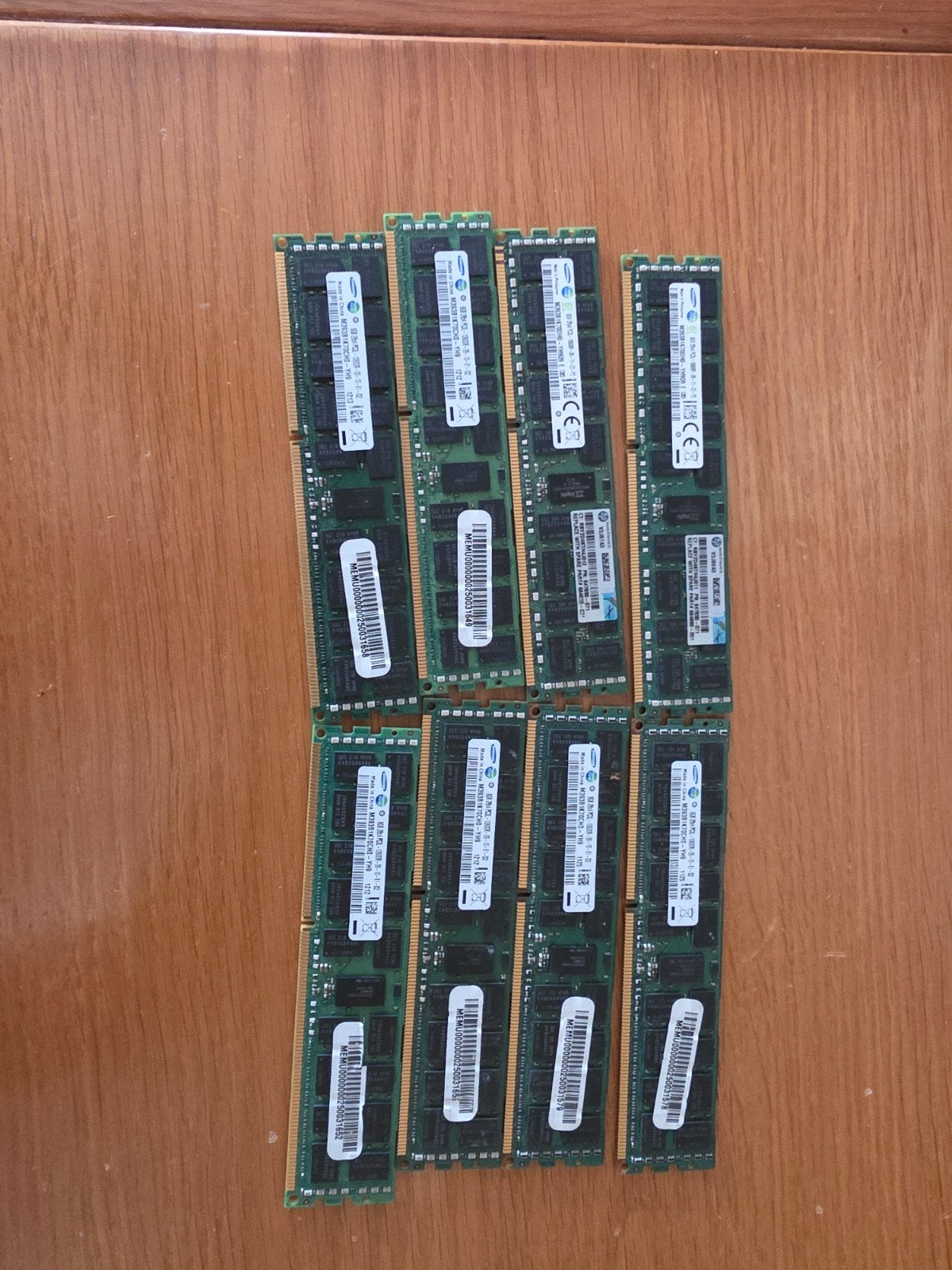 8x8GB DDR3 ECC RDIMM Server Geheugen - Werkt 100%, Gebruikt, Onbekend, Server, DDR3