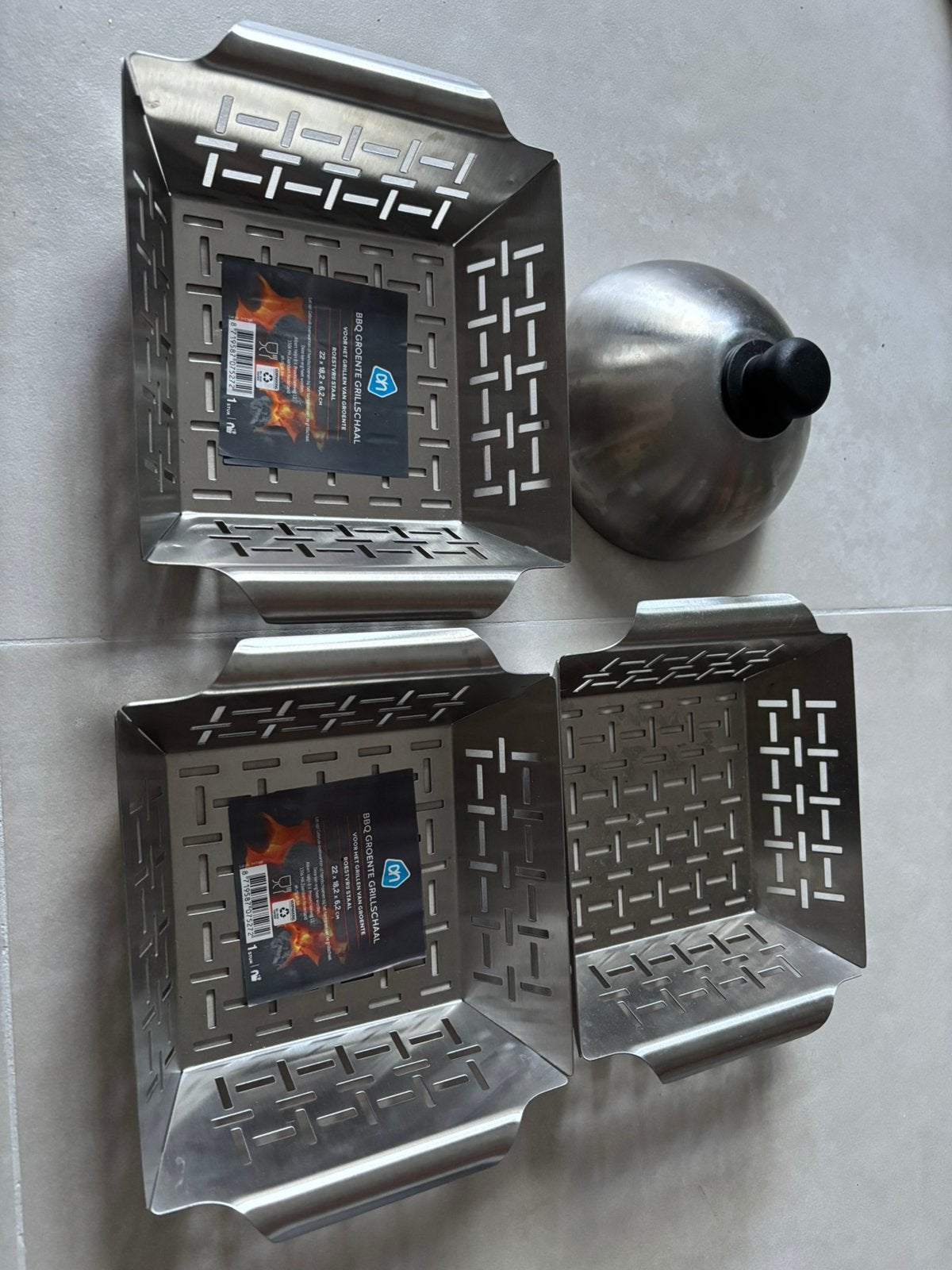 Barbecue grillschaal / dekseltje €1, Ophalen, Nieuw