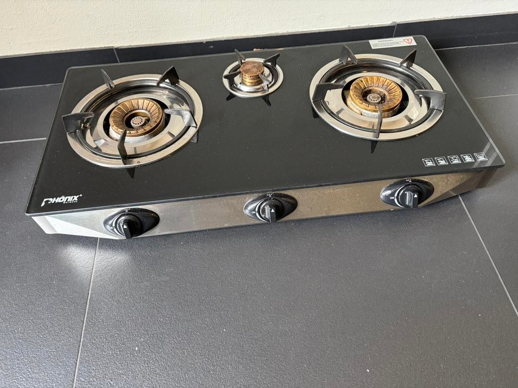 Gas kookplaat, 3 kookzones of minder, Ophalen of Verzenden, Zo goed als nieuw, Inbouw