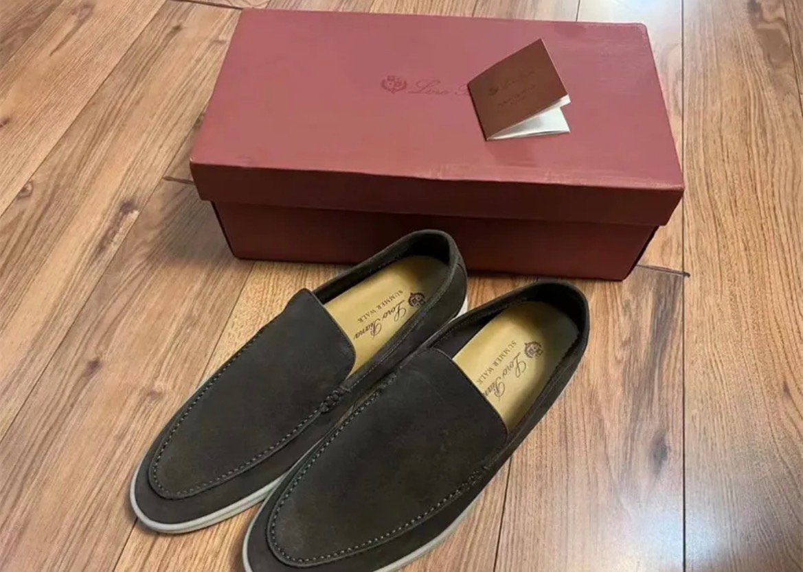Loro Piana Summer Walk Loafers Zwart, Ophalen of Verzenden, Zo goed als nieuw, Zwart, Loafers