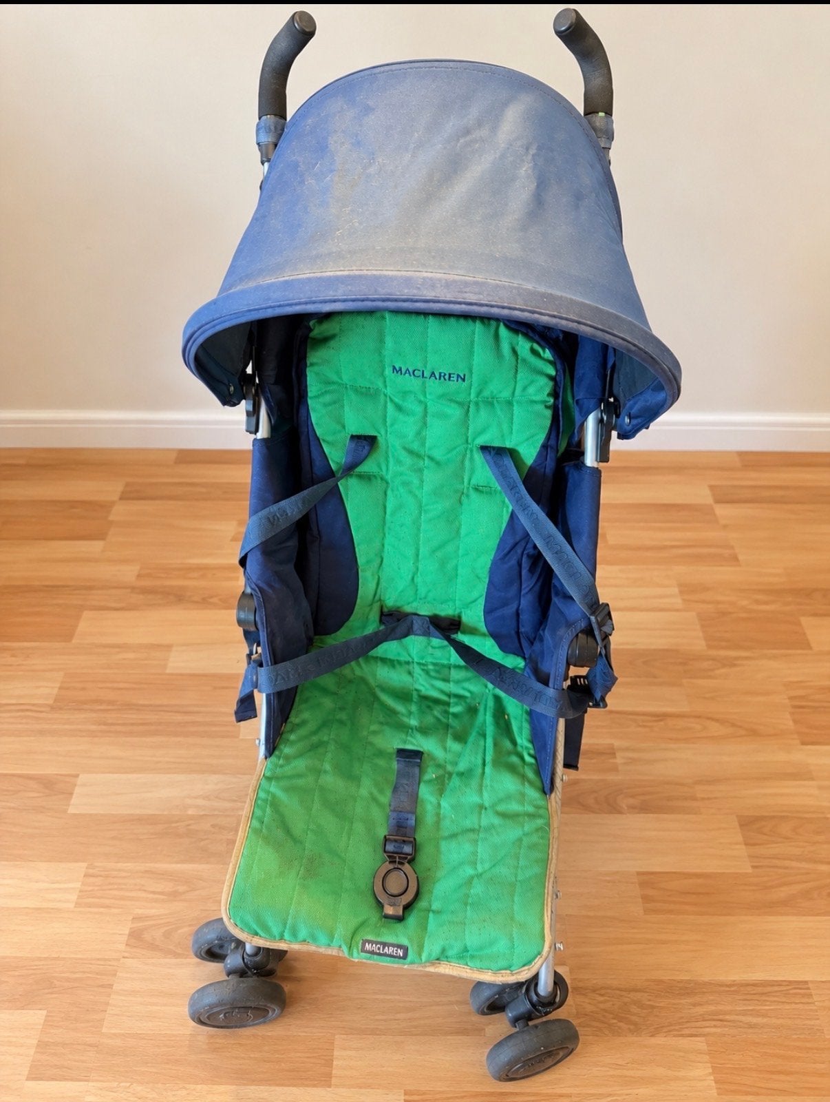 Maclaren Quest buggy - blauw/groen, Kinderen en Baby's, Ophalen, Gebruikt, Maclaren
