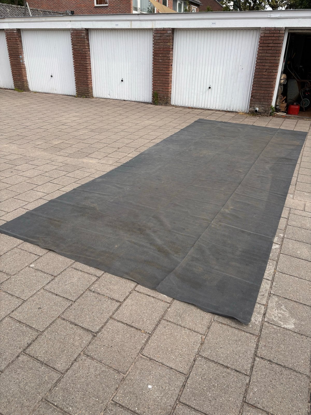2x voortent tapijt 2,50x5,00m, Ophalen, Gebruikt, 10 tot 15 m², Zeil