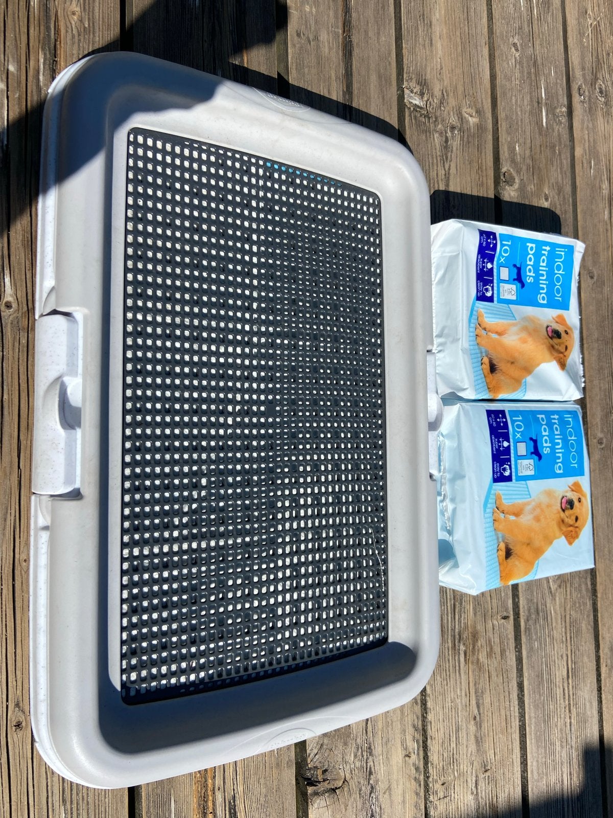 Puppy toilet met pads, Dieren en Toebehoren, Ophalen, Zo goed als nieuw