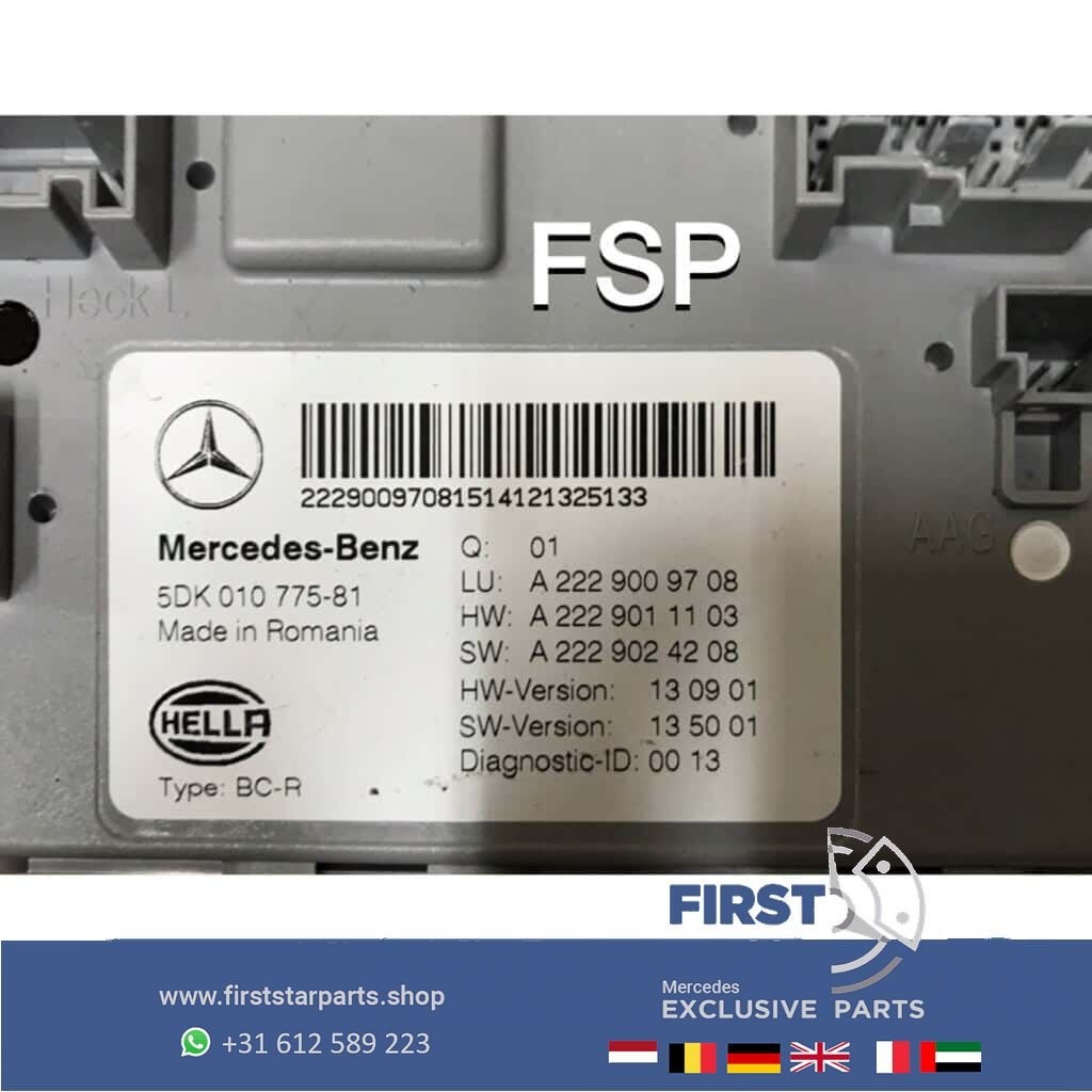 A2229009708 MERCEDES W205 C Klasse W253 GLC SAM CONTROLE MOD, Auto-onderdelen, Gebruikt, -, Ophalen of Verzenden, -
