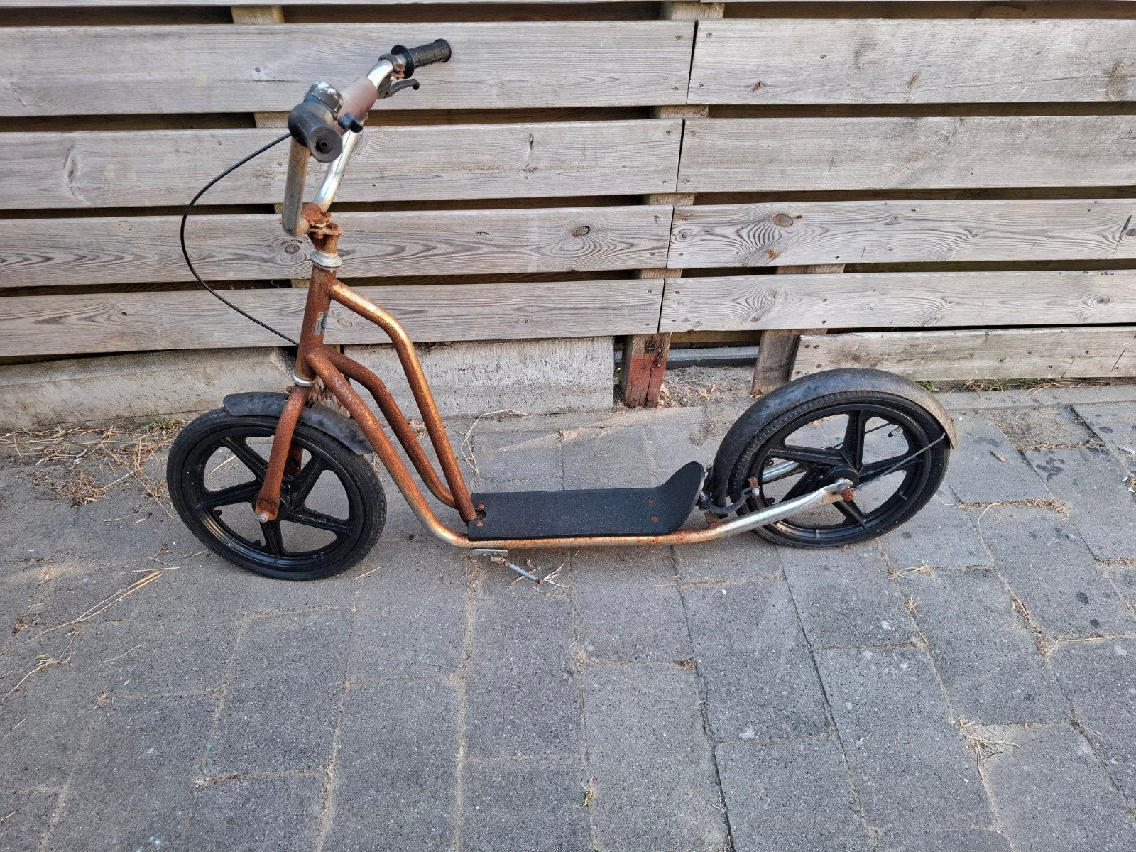 gratis oude step, Fietsen en Brommers, Steps, Ophalen, Gebruikt, Gewone step