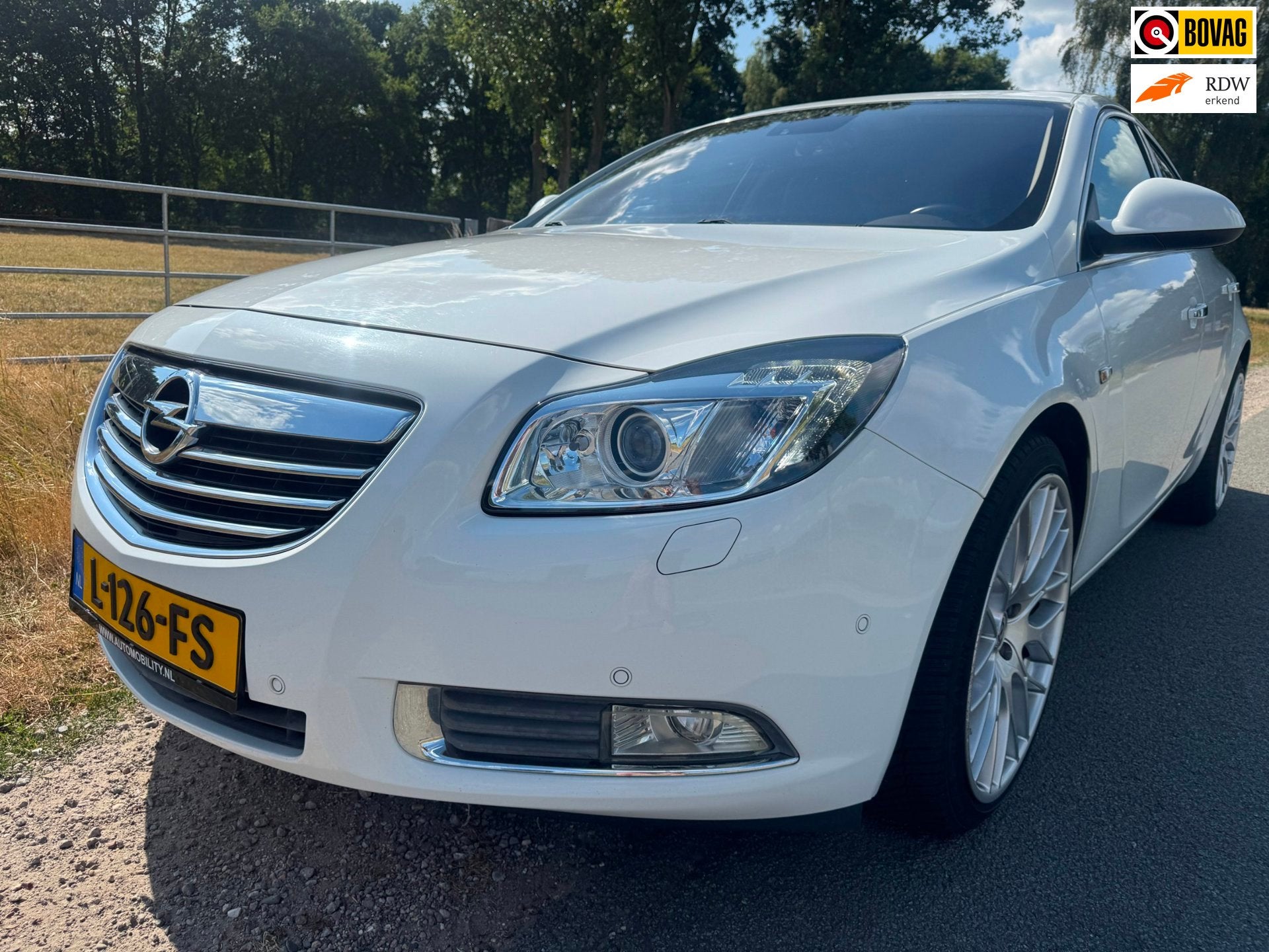 Opel Insignia 2.8 T Sport 4x4 260PK navigatie|schuifdak|20in, Euro 5, Zwart, Wit, Bedrijf
